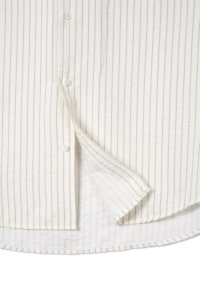 Art if acts - Wrinkle Rayon Half Shirt (Cream/Charcoal) product image 12 | TRAB K-Fashion Australia