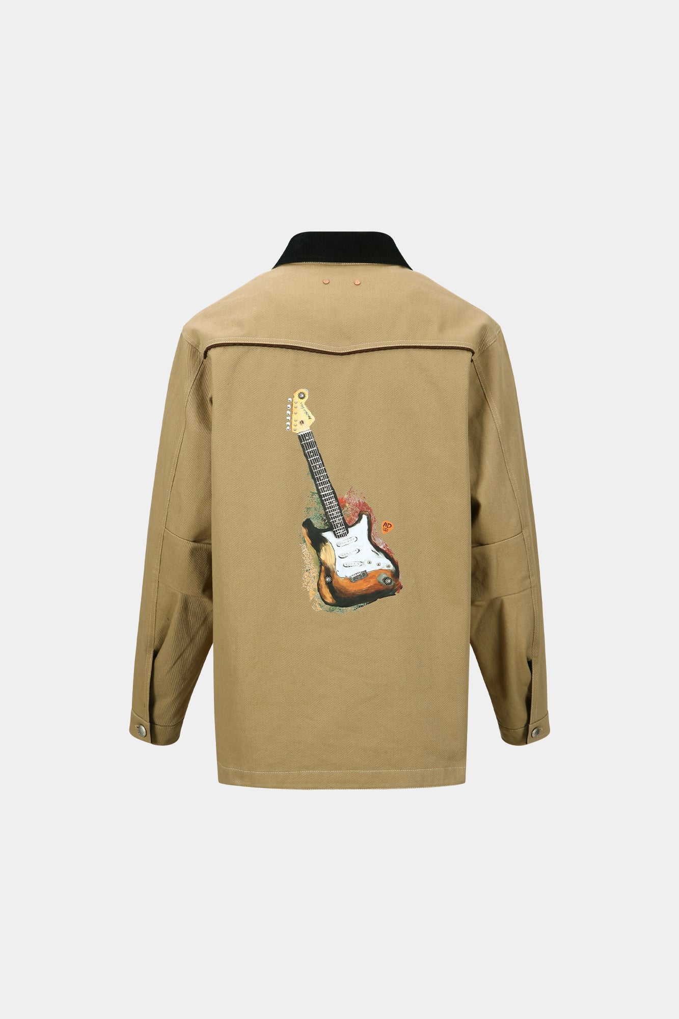 Andersson Bell - Guitar Printed Cotton Jacket (Tan) product image 11 | TRAB K-Fashion Australia