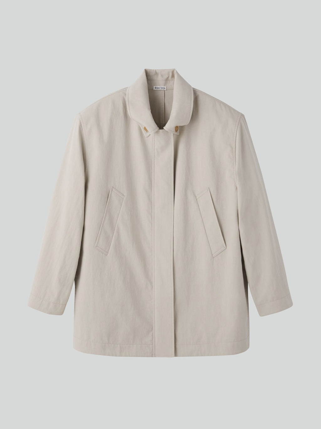 Recto - Detachable Pad Hunting Coat (Ecru) product image 5 | TRAB K-Fashion Australia