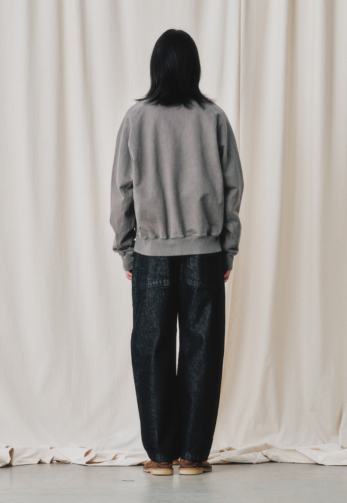 Art if acts - Garment Dyed Half Zipup Sweat (Mud Brown) product image 5 | TRAB K-Fashion Australia