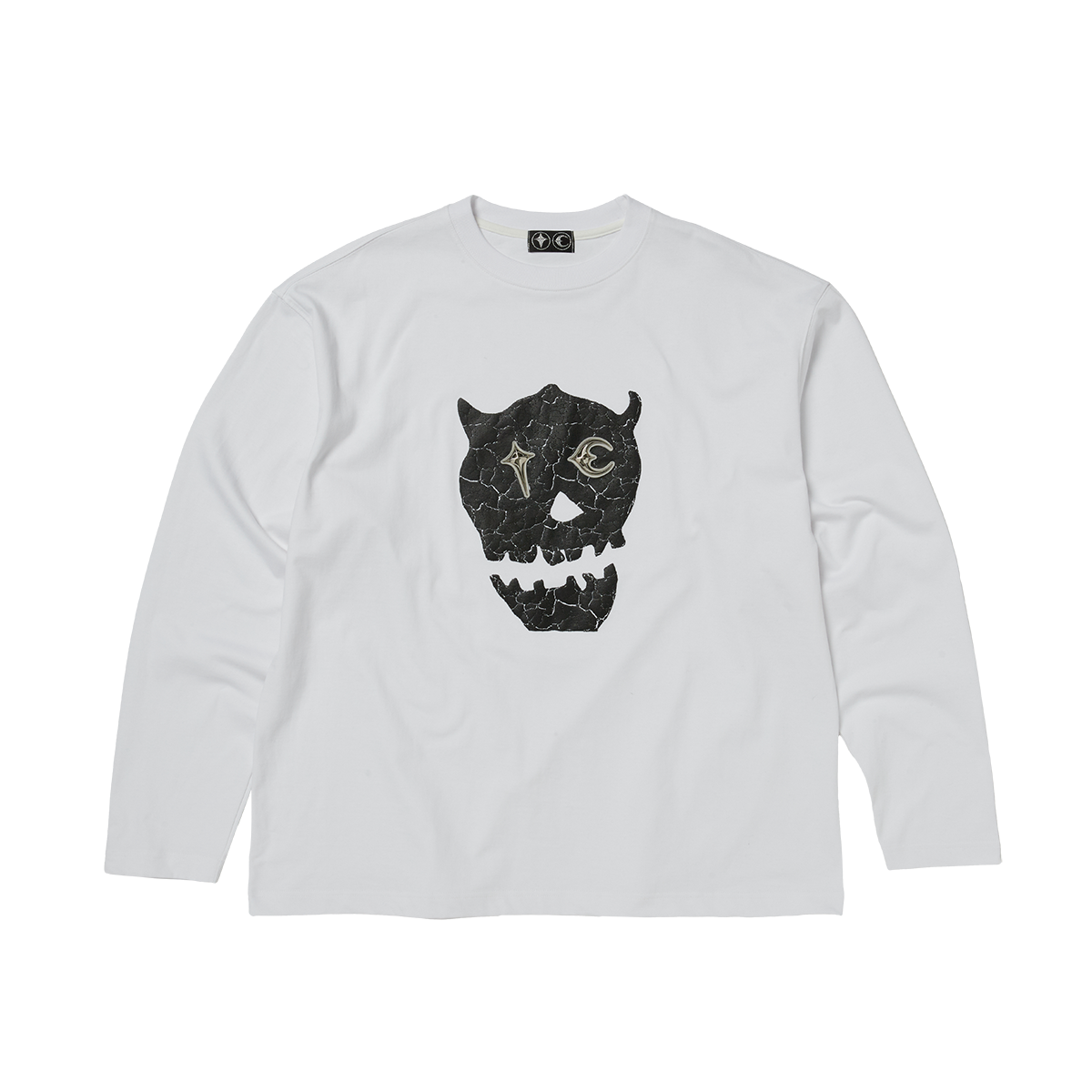 Thug Club - TC Skull Long-Sleeve (White) product image 1 | TRAB K-Fashion Australia