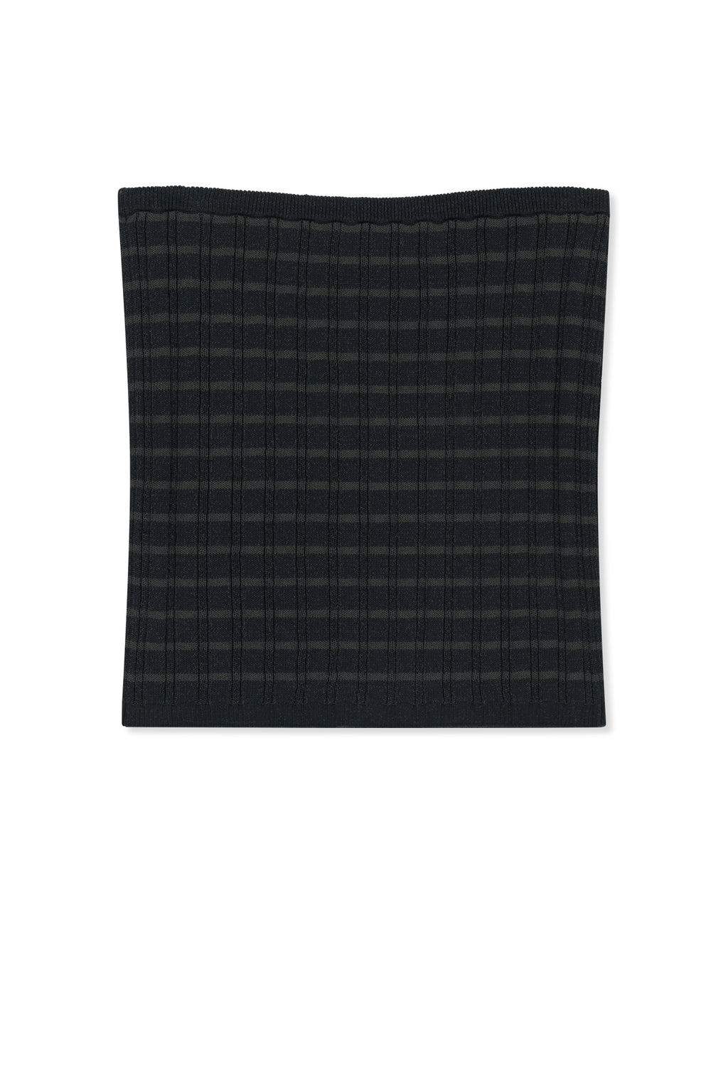 Matin Kim - Stripe Knit Tube Top (Navy) product image 2 | TRAB K-Fashion Australia