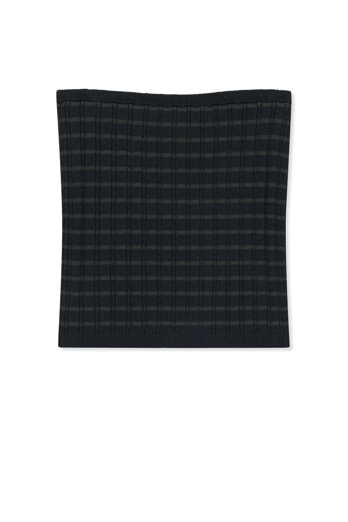 Matin Kim - Stripe Knit Tube Top (Navy) product image 2 | TRAB K-Fashion Australia