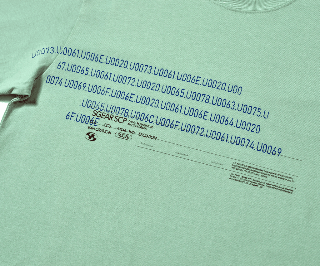 San San Gear - Instill T-Shirt Light Green product image 4 | TRAB K-Fashion Australia