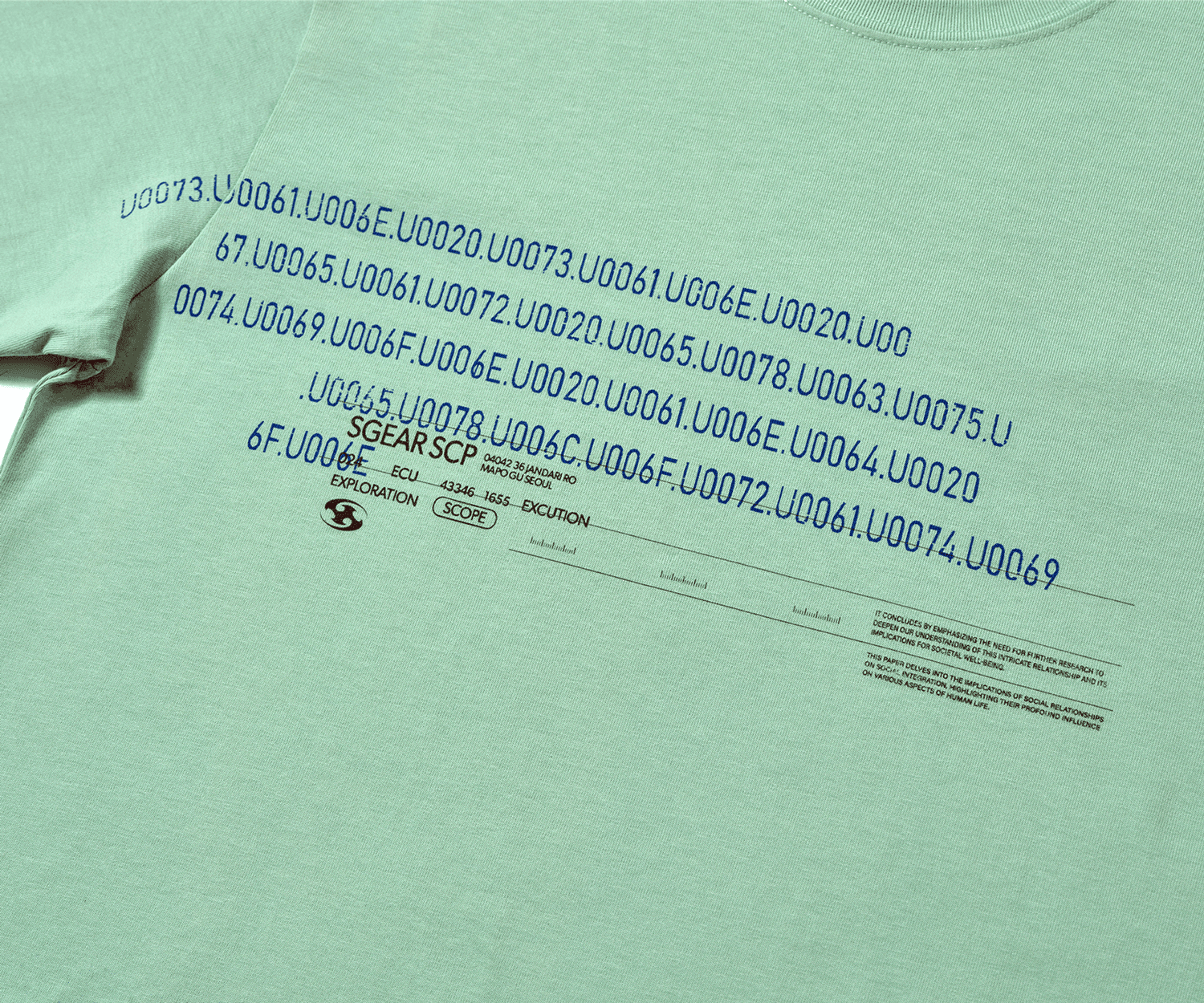 San San Gear - Instill T-Shirt Light Green product image 4 | TRAB K-Fashion Australia