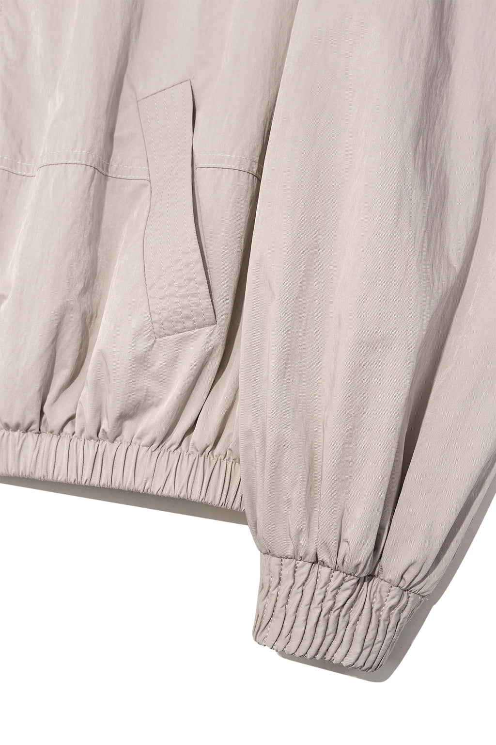 Matin Kim - Washed Volume Bomber Jumper (Light Pink) product image 5 | TRAB K-Fashion Australia