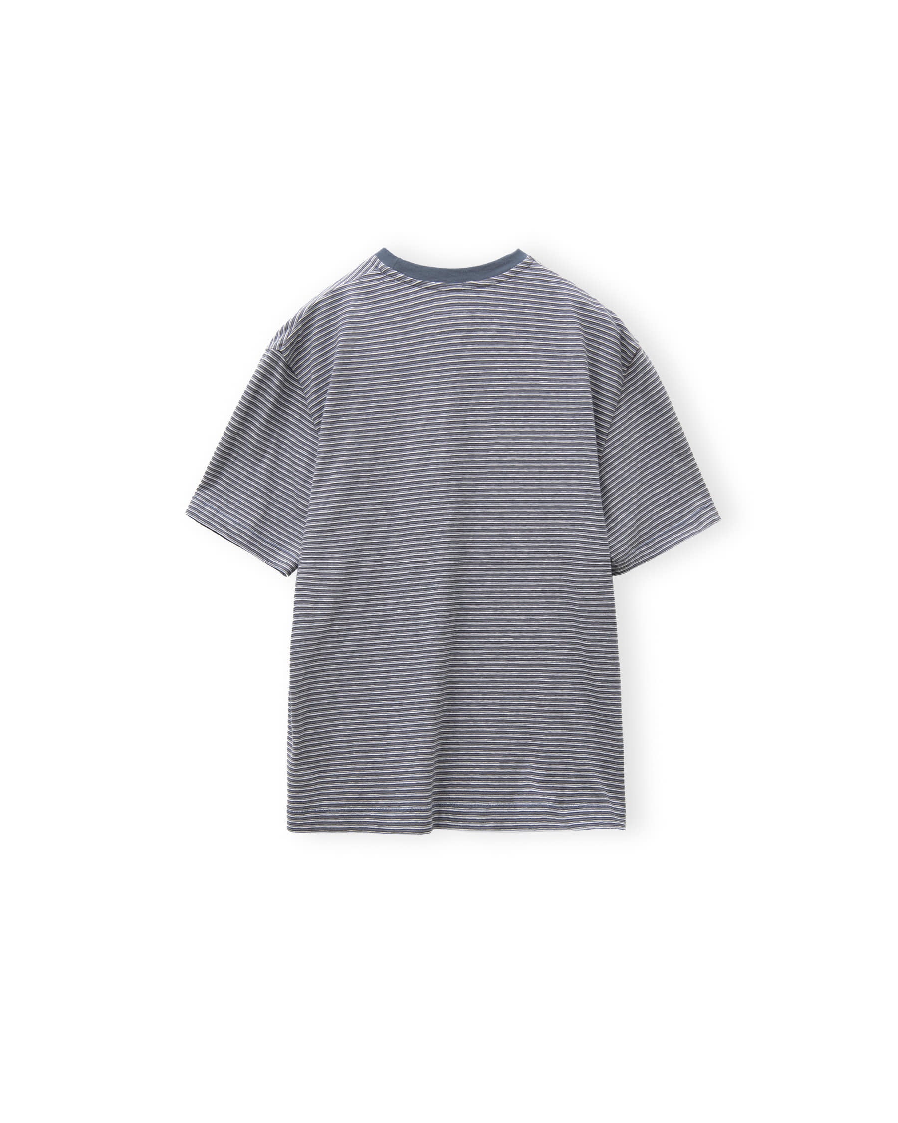 Brownyard - Waist Cut Stripe T Shirt (Blue) product image 5 | TRAB K-Fashion Australia
