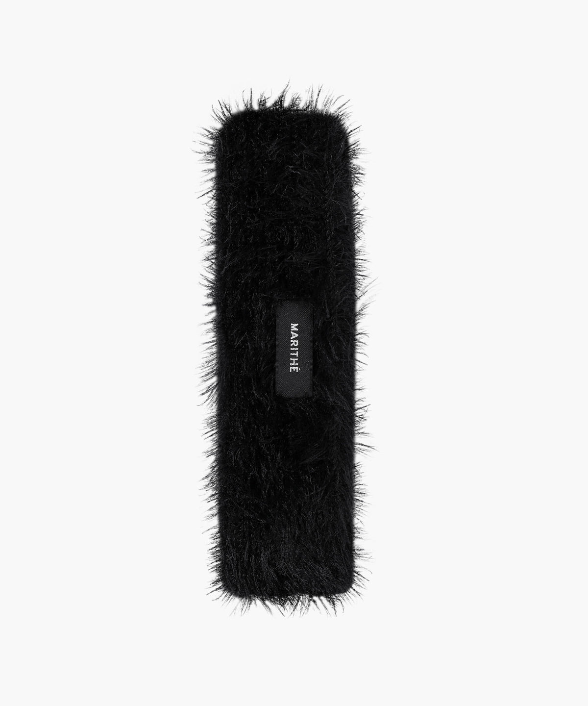 Marithe & Francois Girbaud - Regular Logo Slim Muffler (Black) product image 2 | TRAB K-Fashion Australia