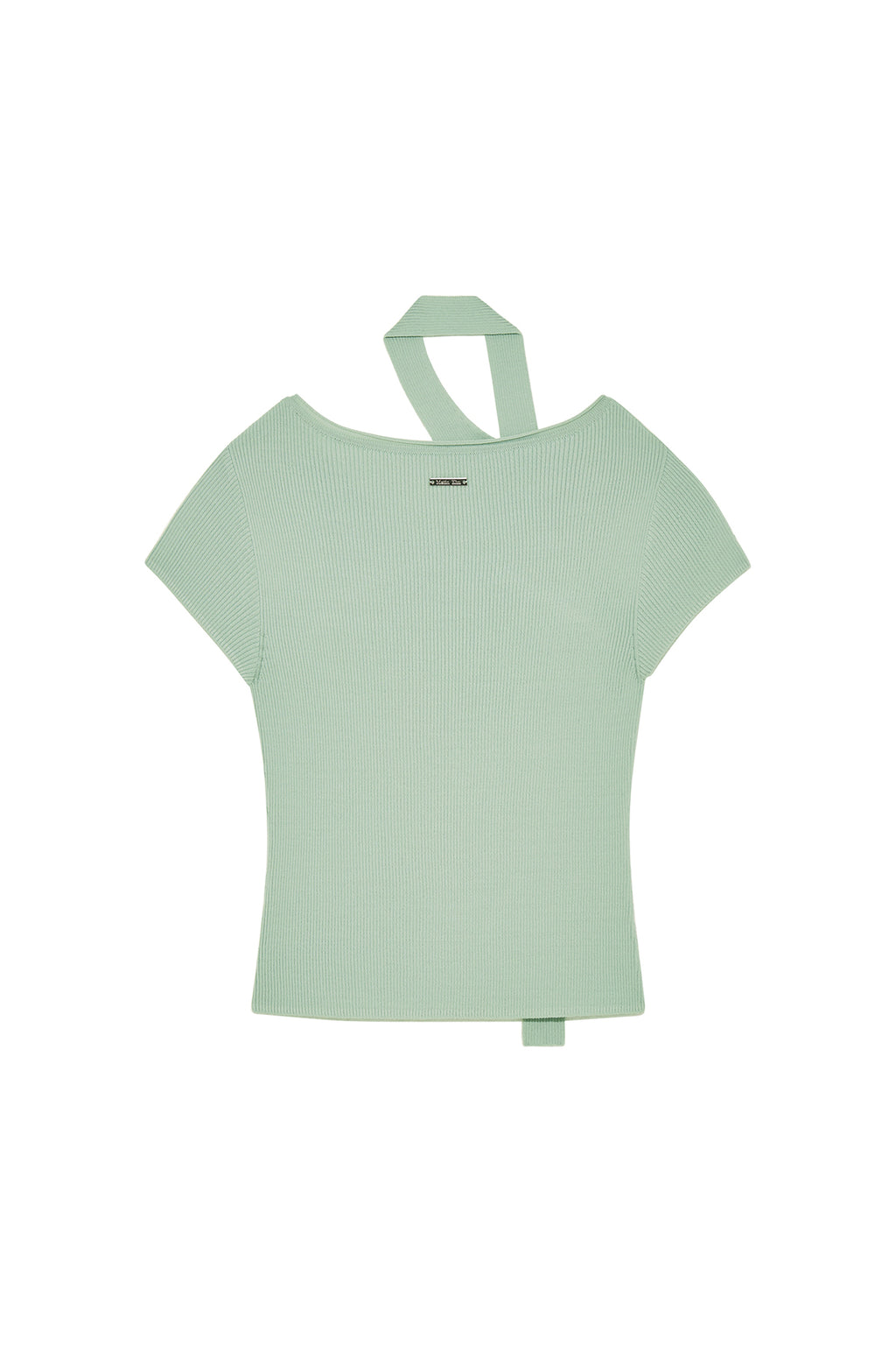Matin Kim - Scarf Point Knit Top (Mint) product image 2 | TRAB K-Fashion Australia