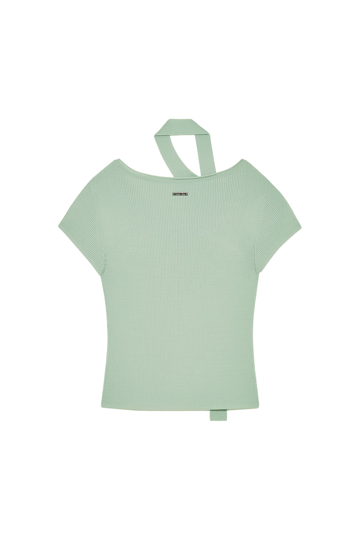 Matin Kim - Scarf Point Knit Top (Mint) product image 2 | TRAB K-Fashion Australia