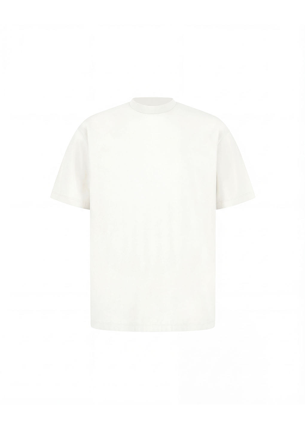 Amomento - Mock Neck T-shirt (White) product image 5 | TRAB K-Fashion Australia