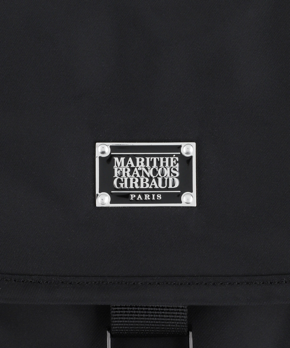 Marithe & Francois Girbaud - Classic Logo One Pocket Backpack (Black) product image 4 | TRAB K-Fashion Australia