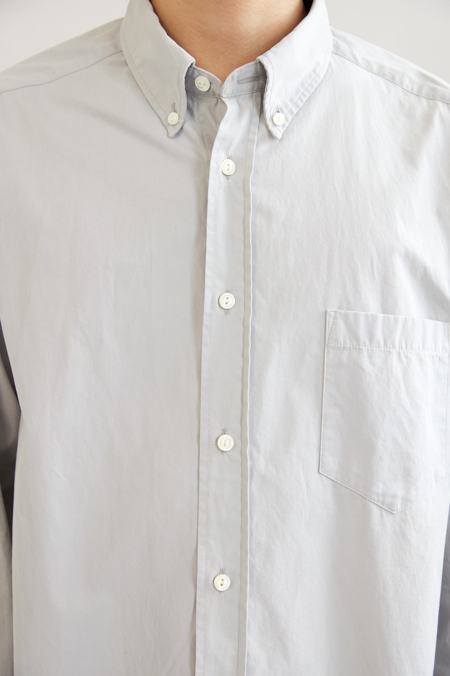 Hatchingroom - Out Button Shirt (Silver) product image 10 | TRAB K-Fashion Australia