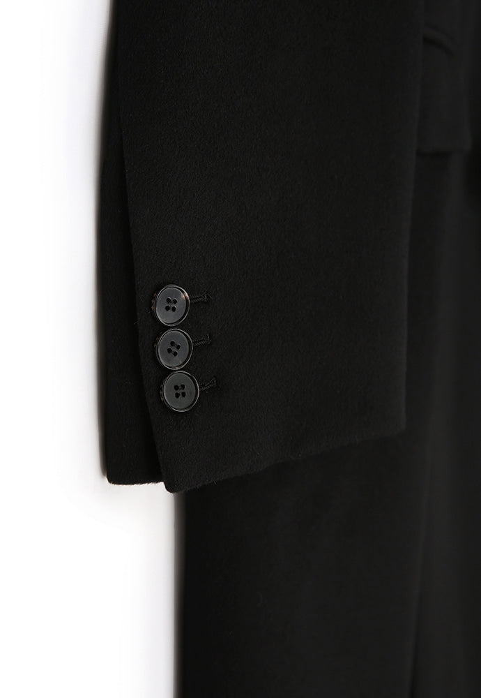 Tonywack - Cashmere Single-Breasted Tailored Coat (Black) product image 12 | TRAB K-Fashion Australia