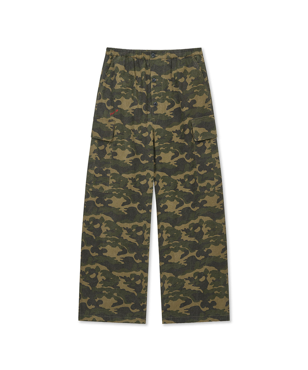 Matin Kim - Drawstring Hem Cargo Pants (Khaki) product image 16 | TRAB K-Fashion Australia