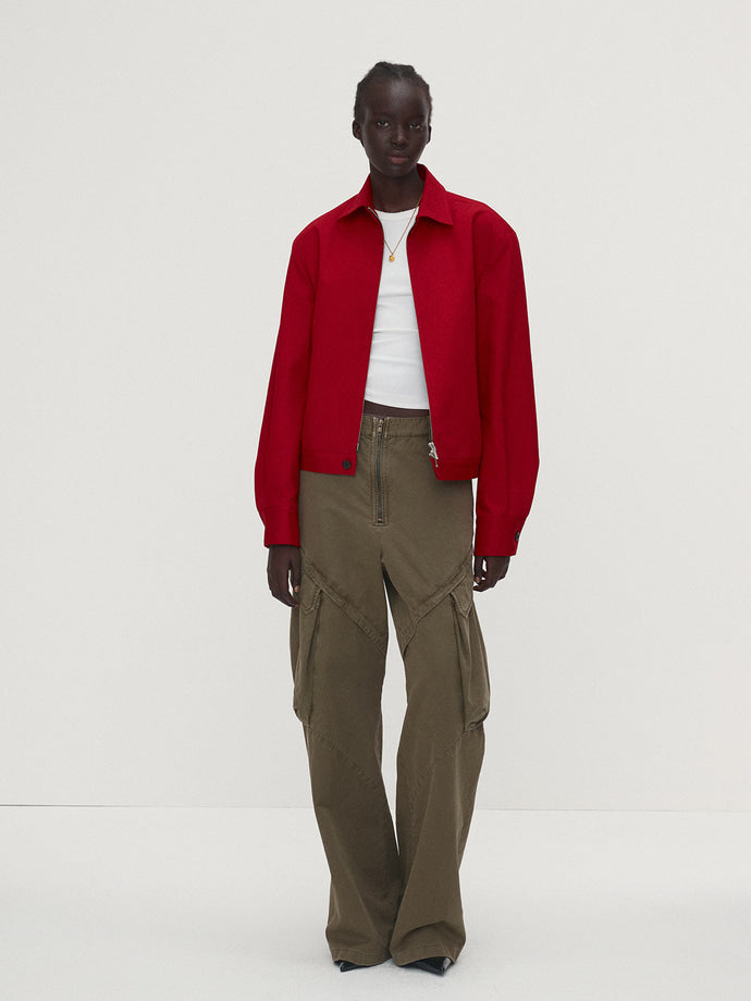 Tonywack - Cotton Twill French Blouson (Red) product image 2 | TRAB K-Fashion Australia