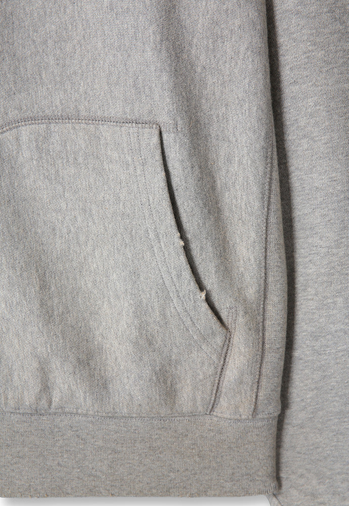 Art if acts - Garment Dyed Sweat Hooded Zip-Up (Melange Grey) product image 11 | TRAB K-Fashion Australia