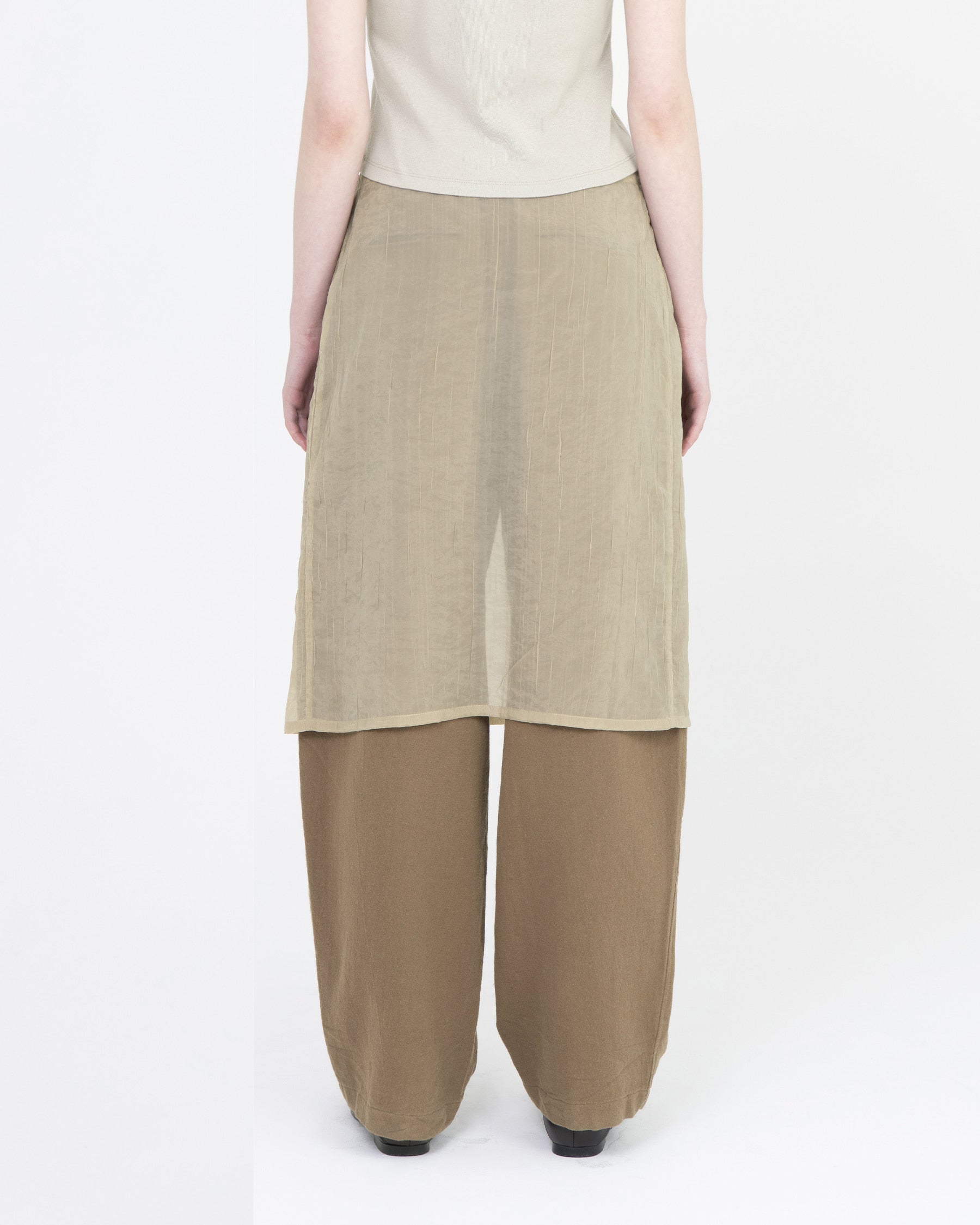 Brownyard - Wrap Skirt (Beige) product image 2 | TRAB K-Fashion Australia