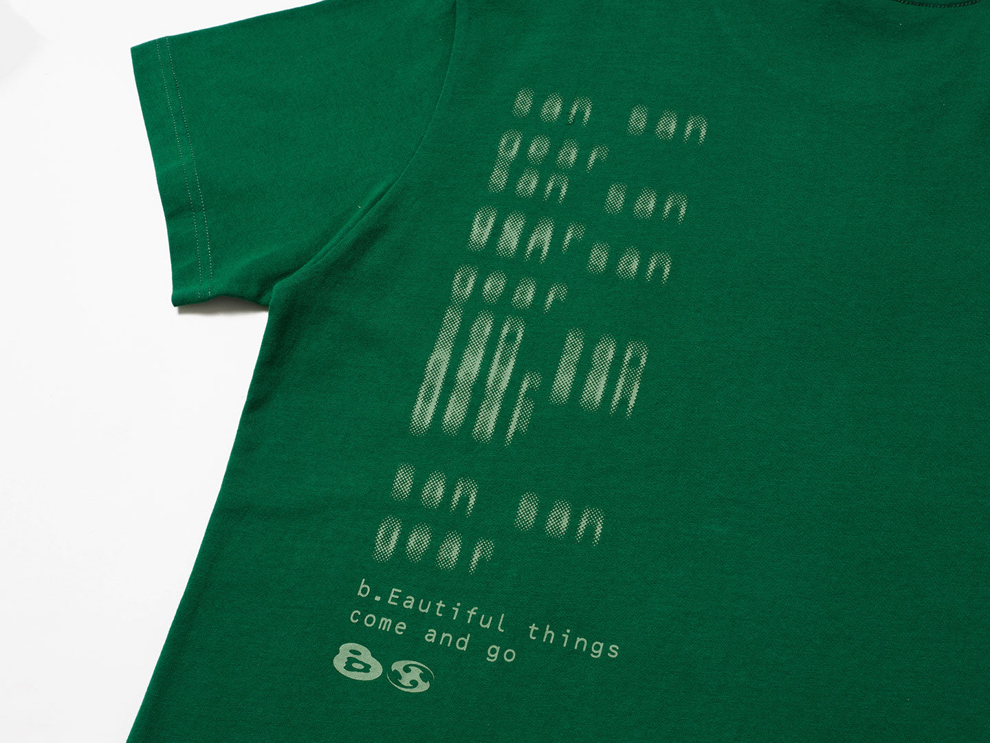 San San Gear - San San X B.E Swirl T-Shirt (Green) product image 8 | TRAB K-Fashion Australia