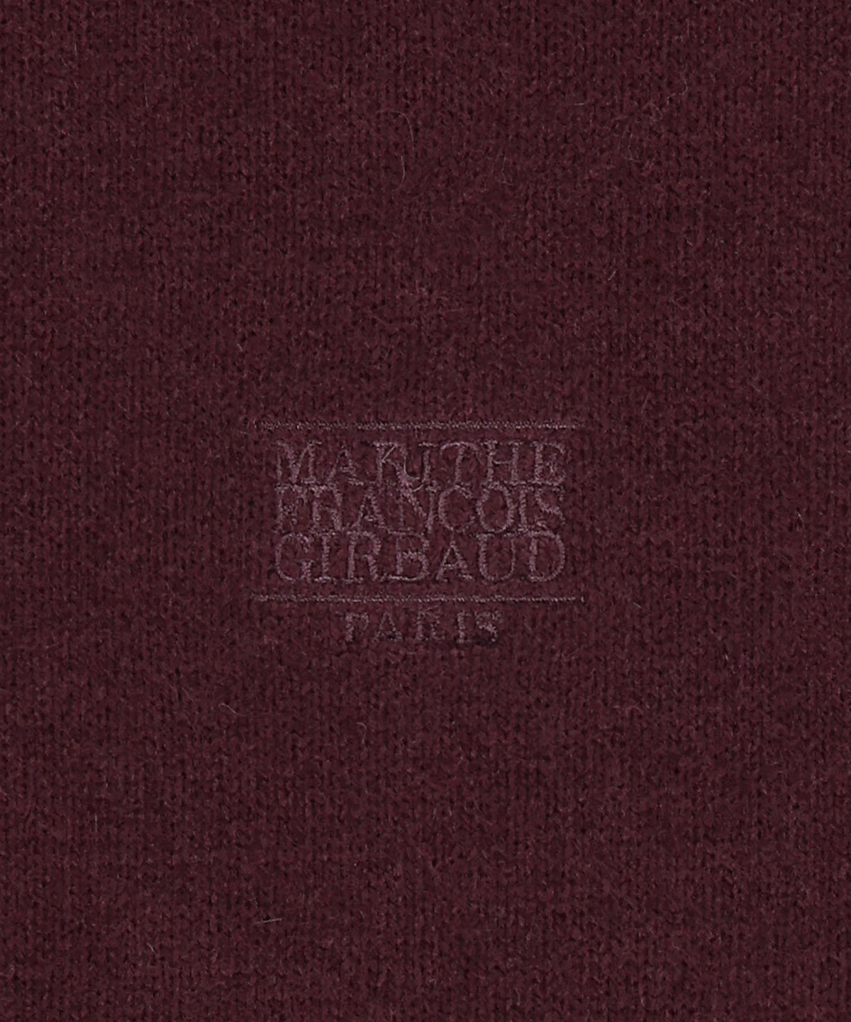 Marithe & Francois Girbaud - Deep V-neck Oversized Knit (Burgundy) product image 4 | TRAB K-Fashion Australia