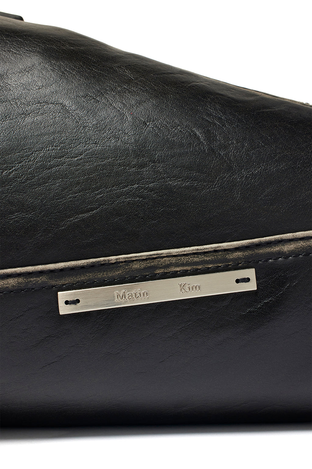 Matin Kim - Dirty Washed Diagonal Bag (Black) product image 3 | TRAB K-Fashion Australia