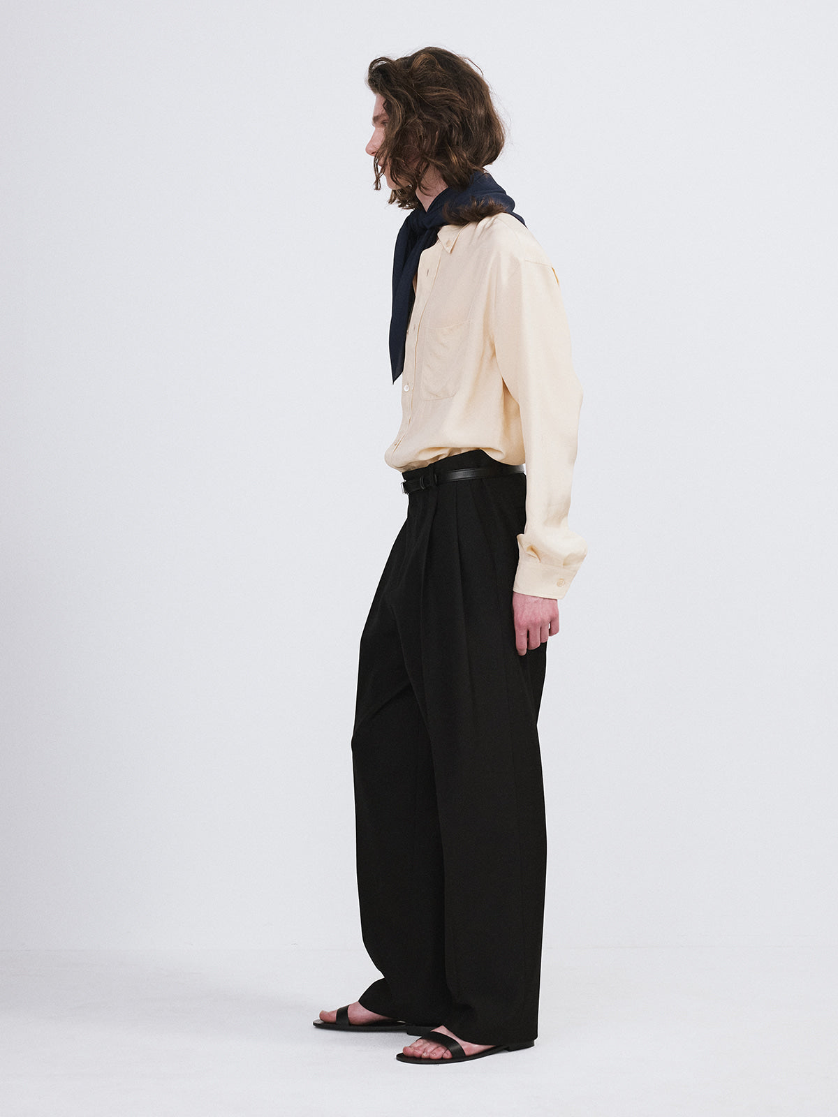 Recto - Double Pleated Suit Pants (Black) product image 2 | TRAB K-Fashion Australia