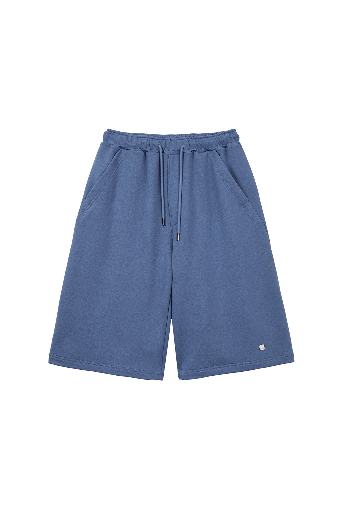 Matin Kim - Back Pocket Glitter Bermuda Sweatpants (Blue) product image 2 | TRAB K-Fashion Australia