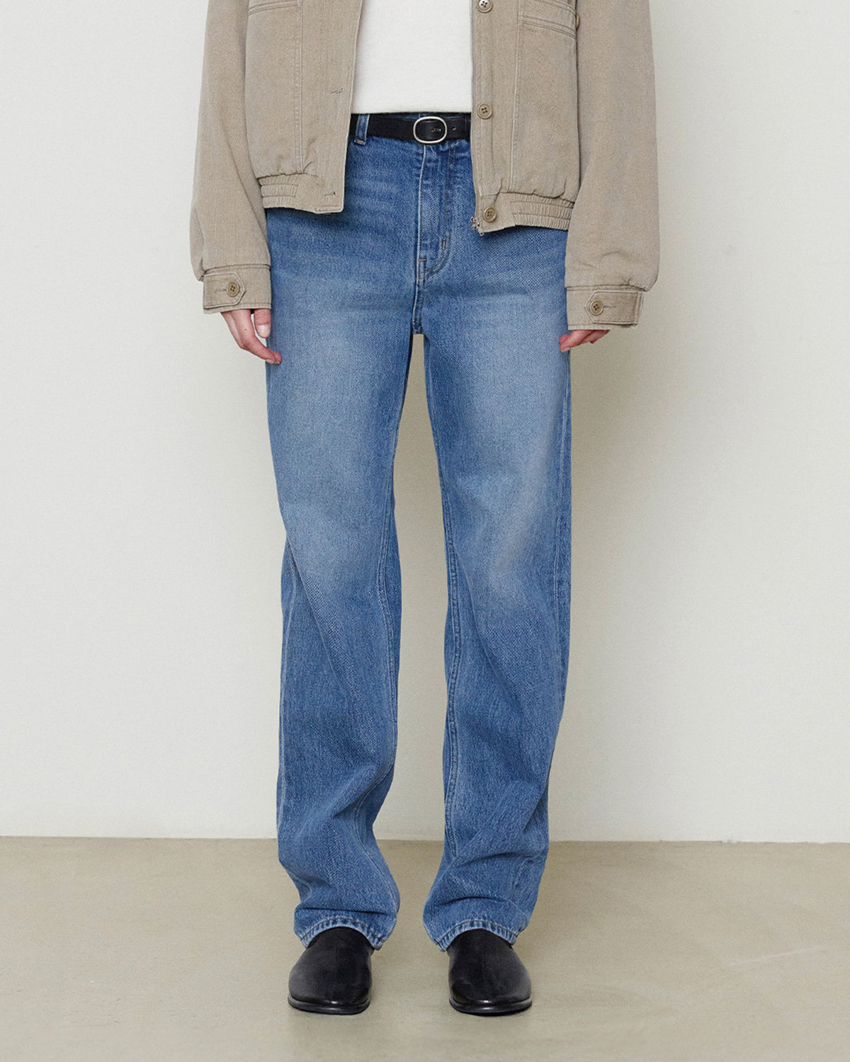 Brownyard - 5p Straight Denim (Mid Blue) product image 3 | TRAB K-Fashion Australia