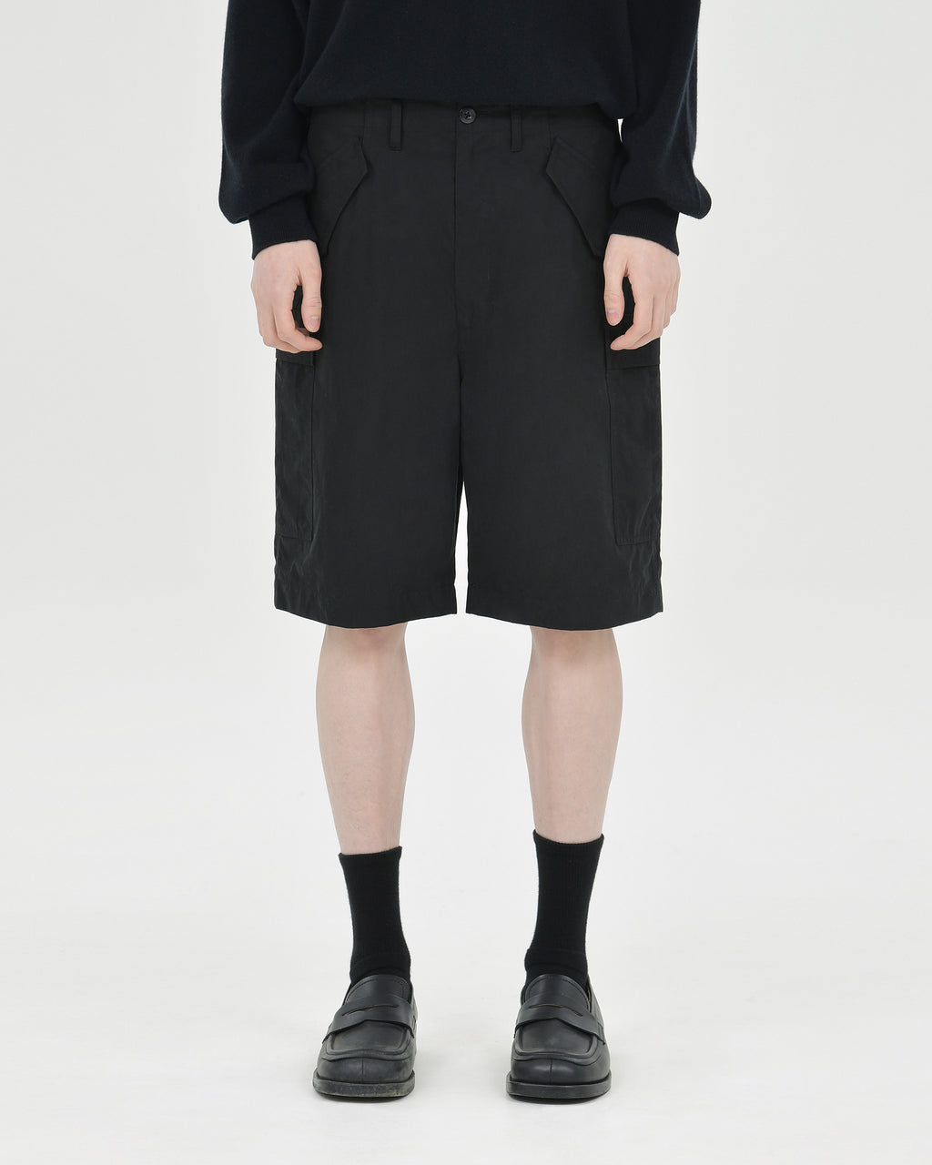 Brownyard - Military Field Shorts (Black) product image 1 | TRAB K-Fashion Australia
