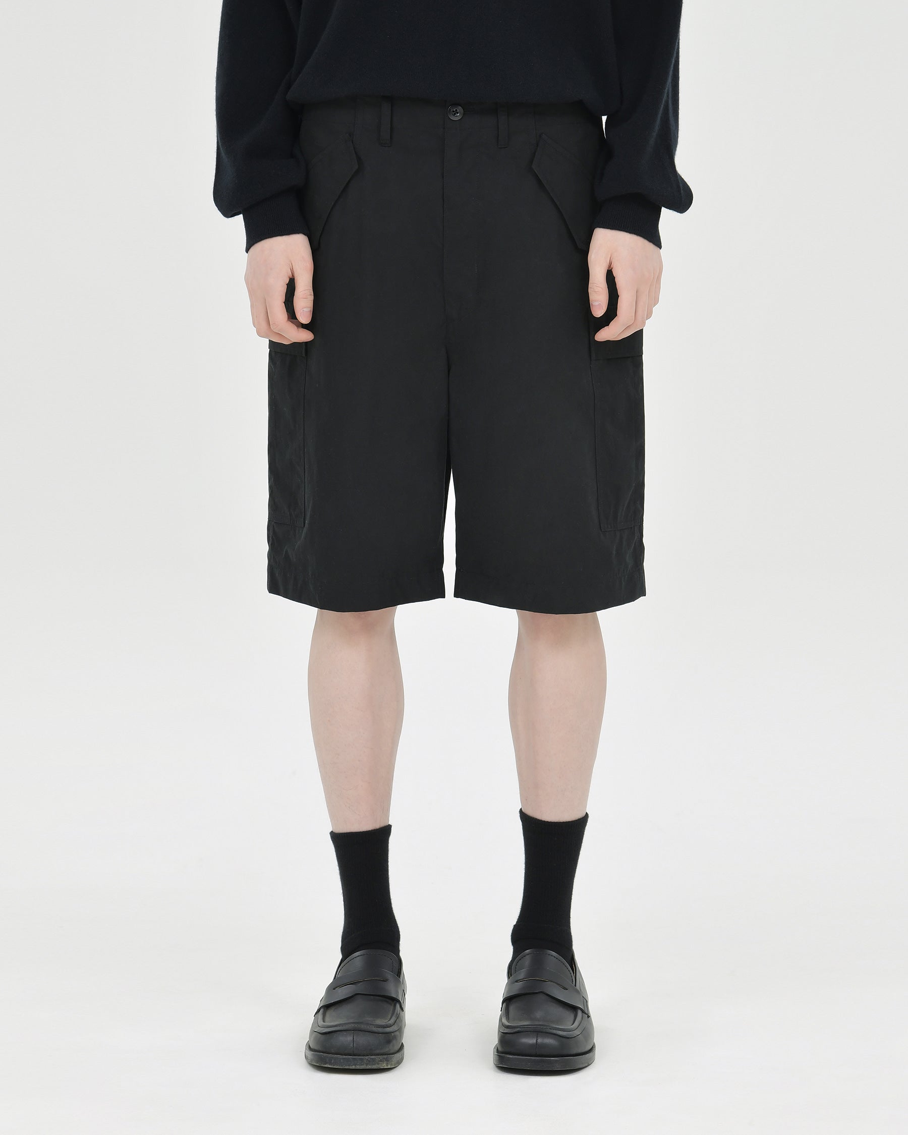 Brownyard - Military Field Shorts (Black) product image 1 | TRAB K-Fashion Australia