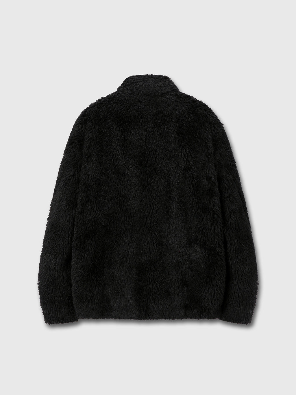Tonywack - Wool Shaggy Fur Zippered Jacket (Black) product image 10 | TRAB K-Fashion Australia
