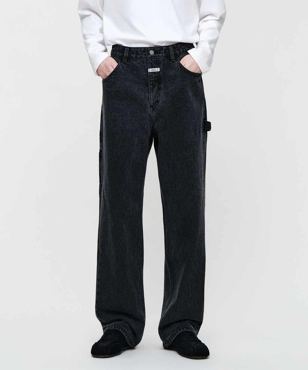 Marithe & Francois Girbaud - Loose Baggy Denim Pants (Black) product image 1 | TRAB K-Fashion Australia