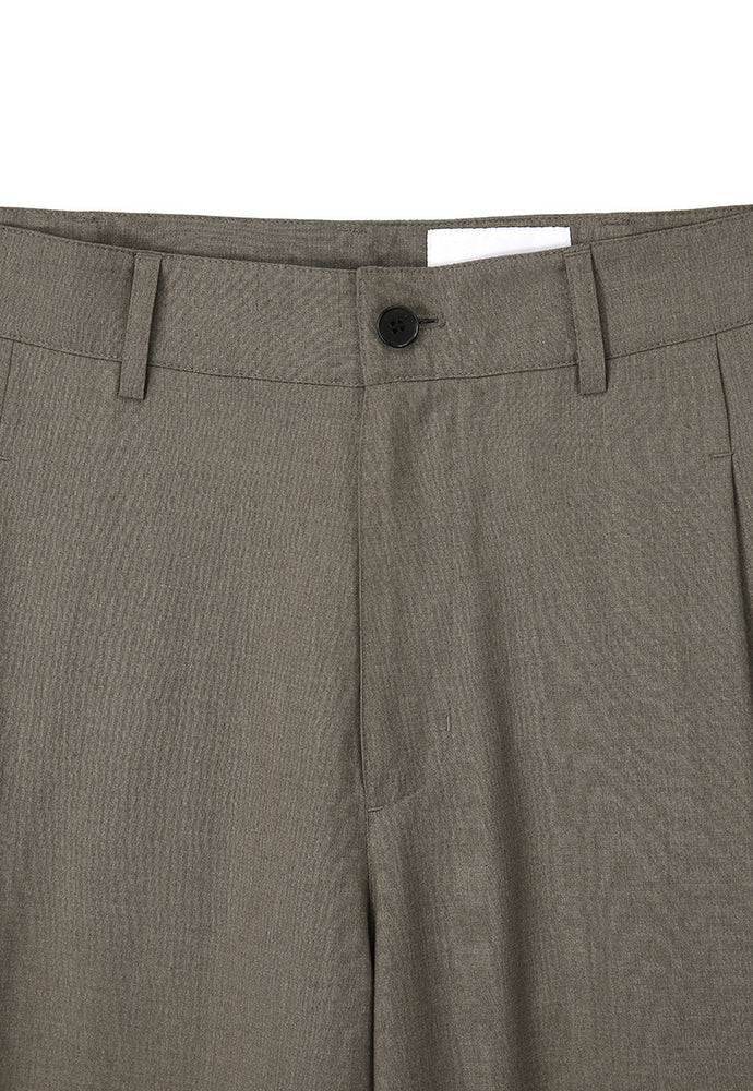 Art if acts - Wool Side Two Tuck Pants (Brown) product image 8 | TRAB K-Fashion Australia