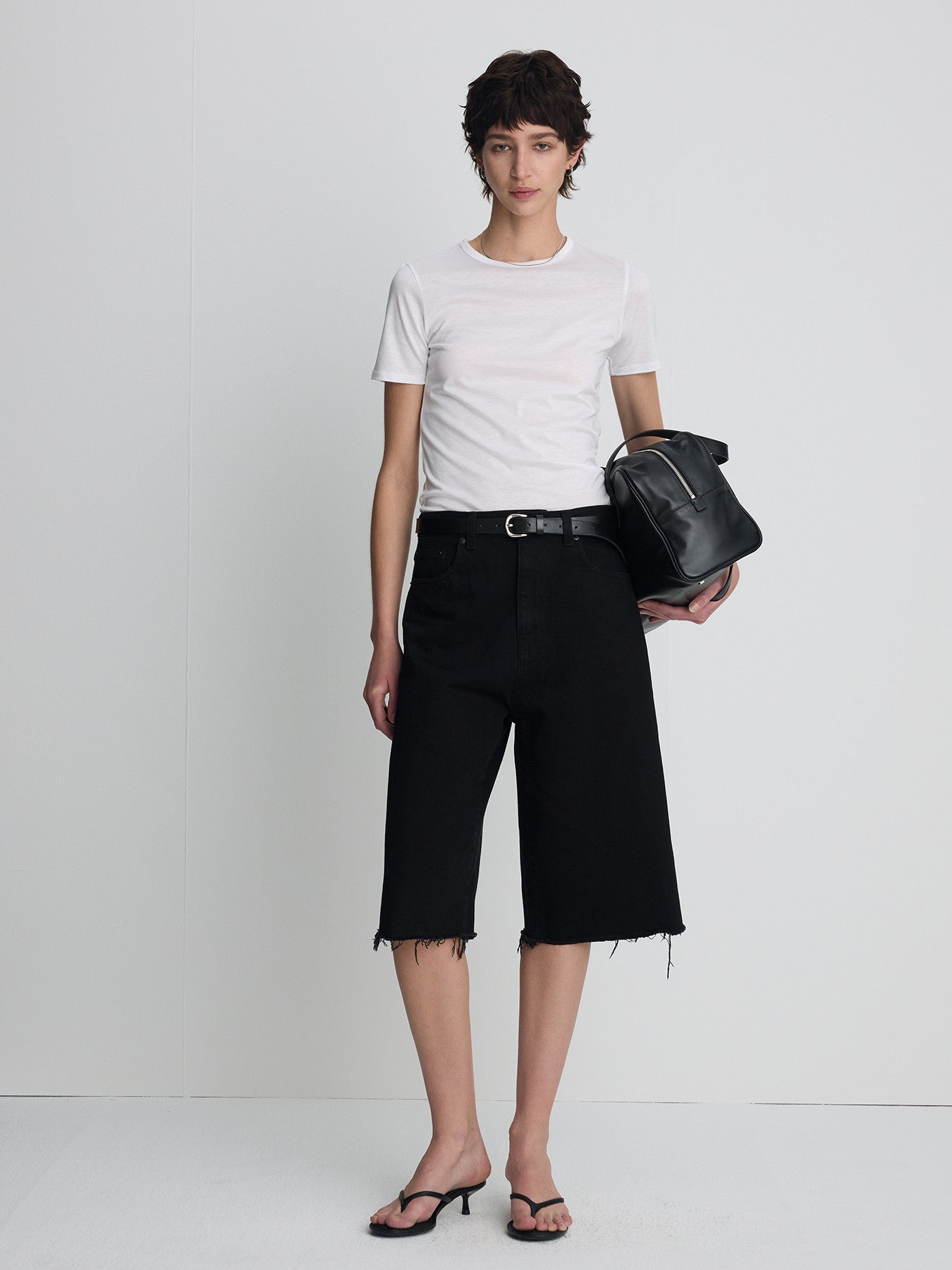 Tonywack - Tencel Short Sleeve T-Shirt (Off White) product image 1 | TRAB K-Fashion Australia