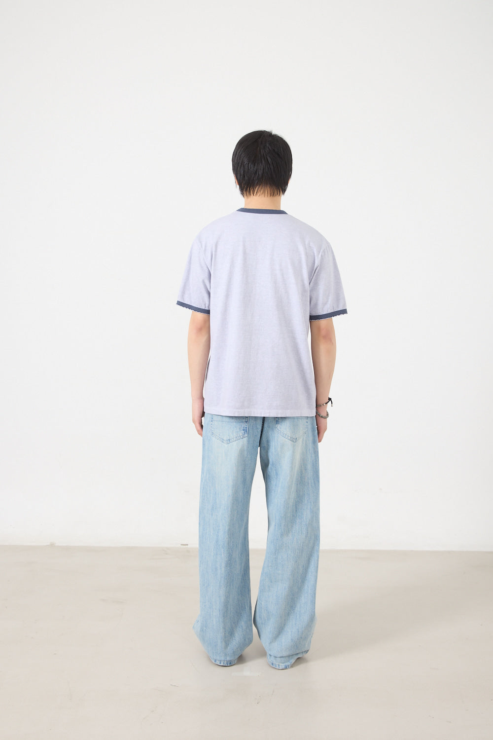 Hatchingroom - Vampire Kid Ringer Tee (Dyed Grey) product image 9 | TRAB K-Fashion Australia