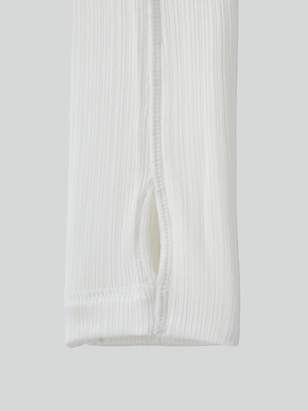 Recto - Sheer Jersey Fitted Zip Hoodie (Ivory) product image 9 | TRAB K-Fashion Australia