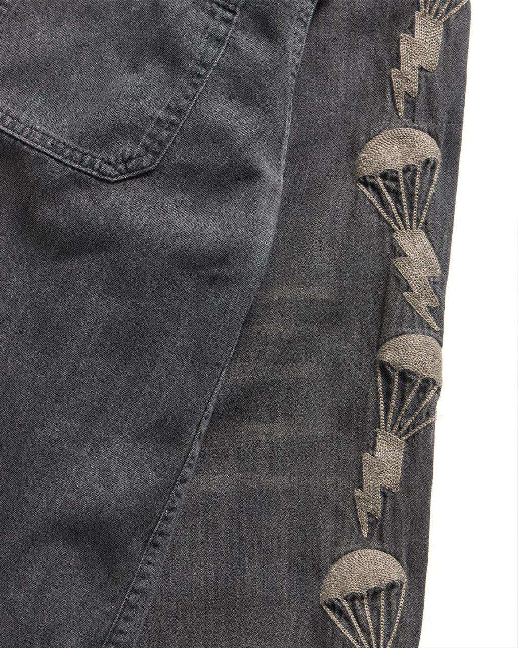 Eastlogue - Embroidered Chambray Work Shirts (Chambray Black) product image 4 | TRAB K-Fashion Australia