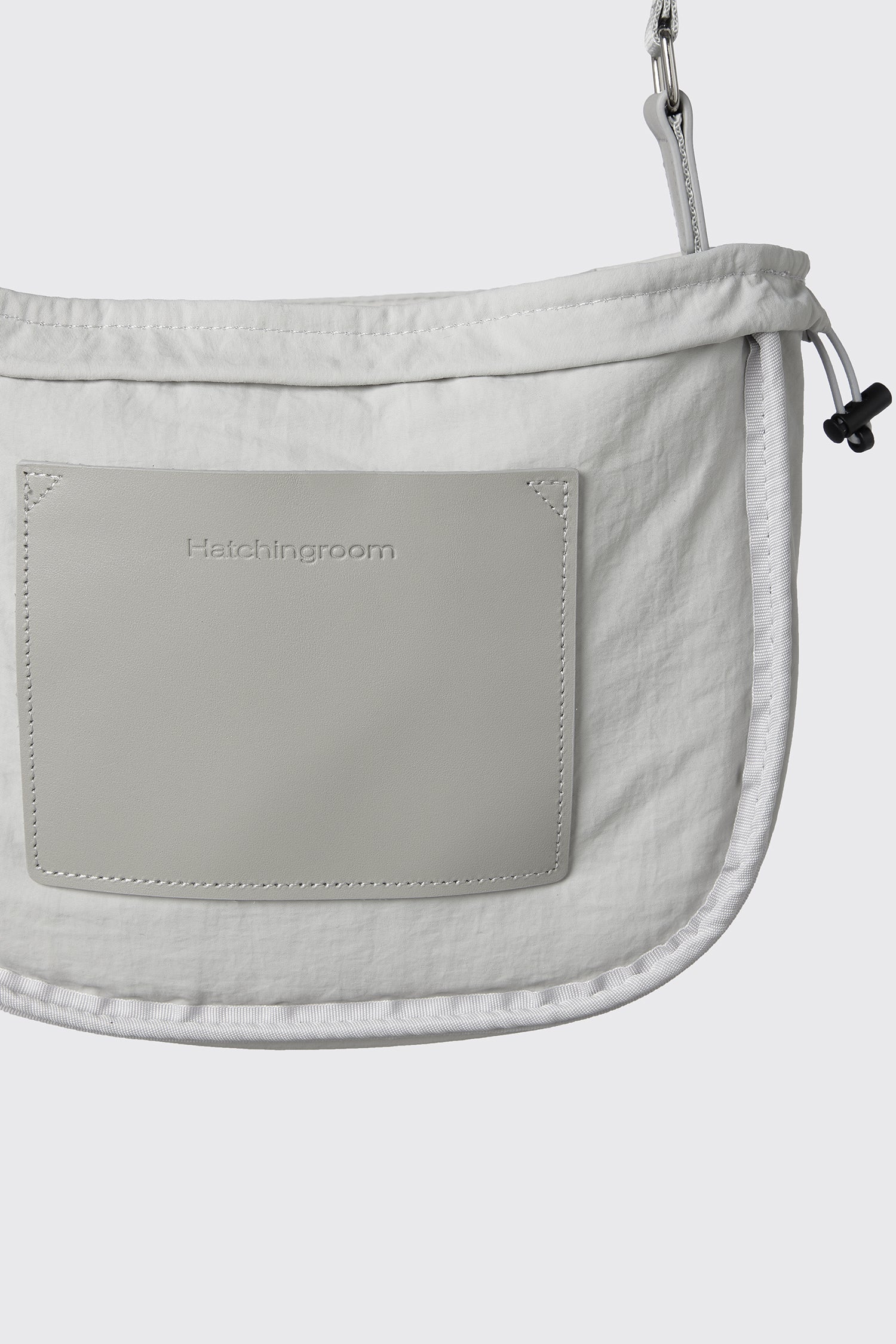 Hatchingroom - Wavy Bag Mini Padded Nylon Light (Grey) product image 6 | TRAB K-Fashion Australia