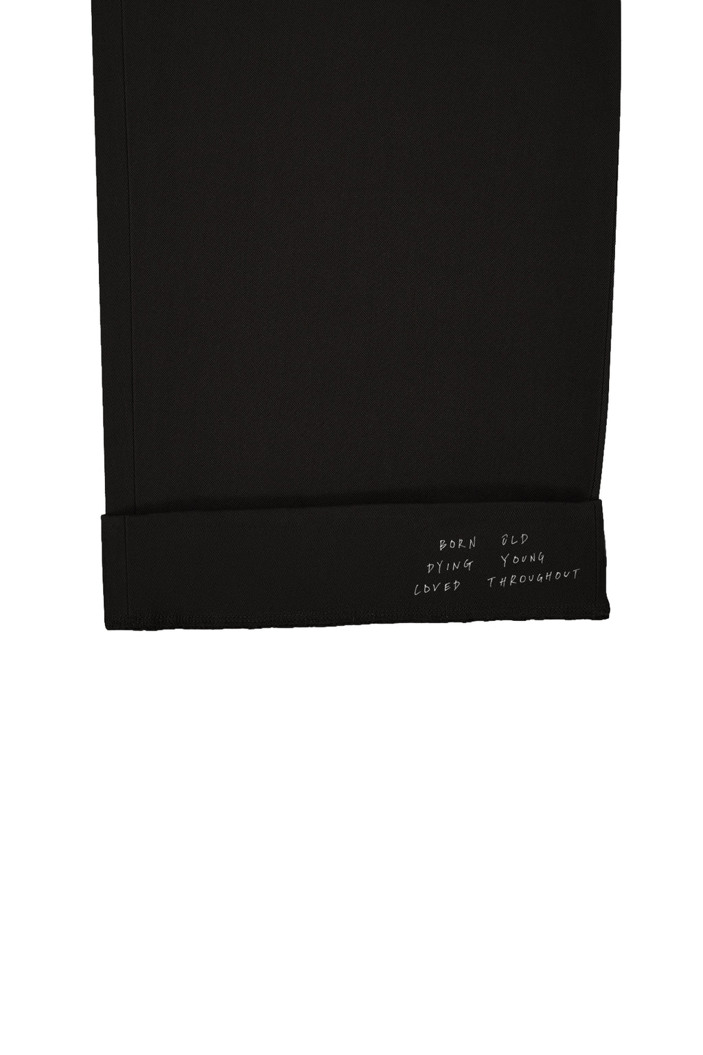 STU - Arch Pleat Cotton Pants (Black) product image 19 | TRAB K-Fashion Australia