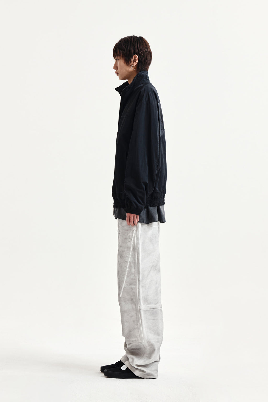 Matin Kim - Embroidery Back Logo Jumper (Black) product image 7 | TRAB K-Fashion Australia