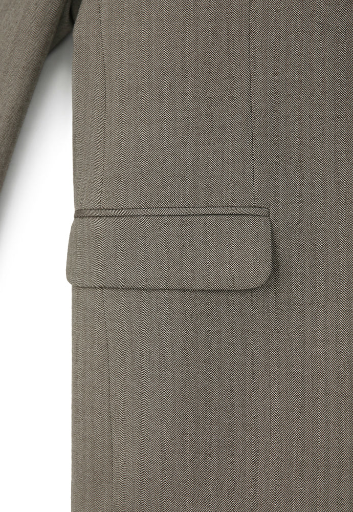 Tonywack - Signature 2-Button Blazer (Beige Herringbone) product image 11 | TRAB K-Fashion Australia