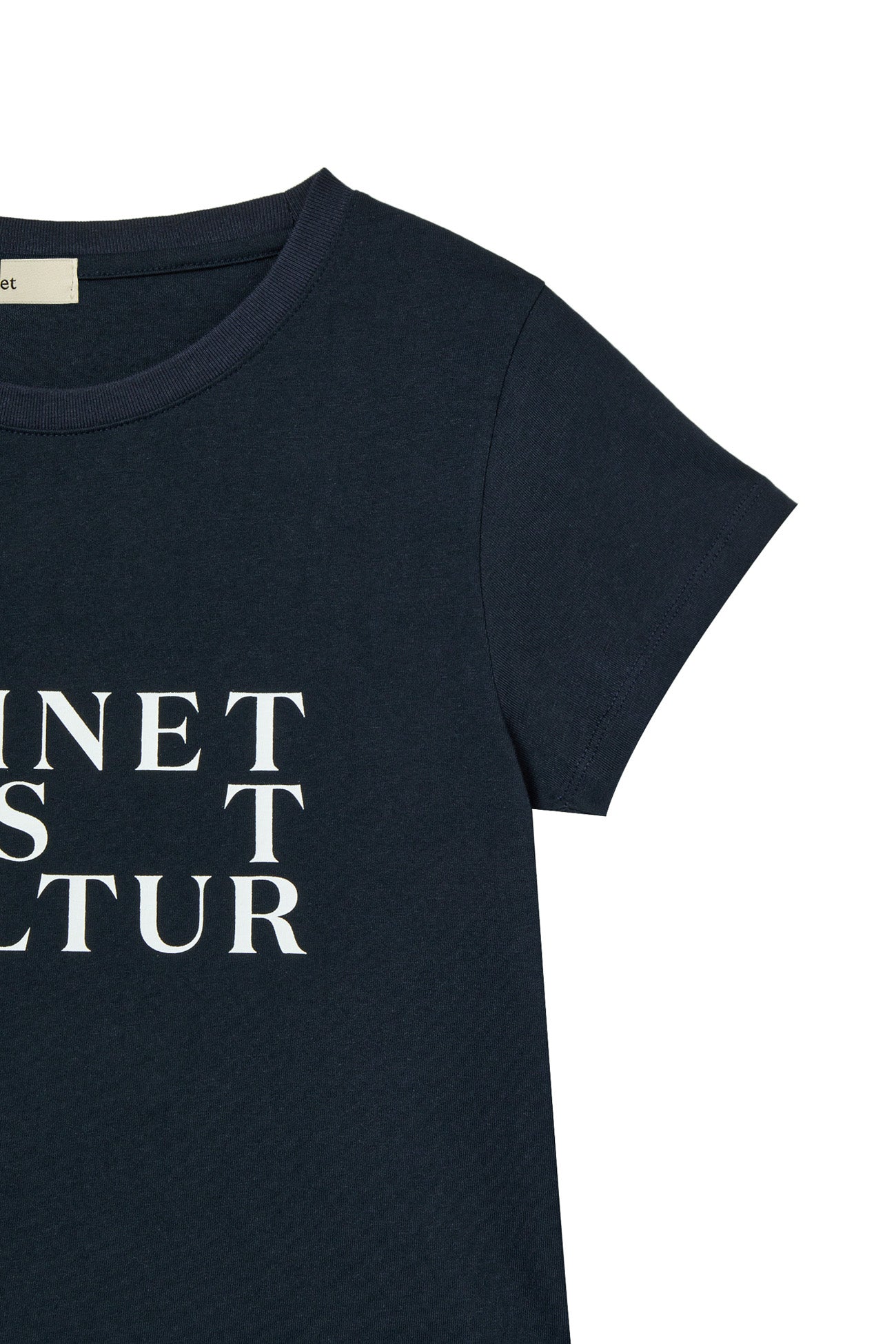 Deinet - Bi Graphic Slimsized T-Shirt (Navy) product image 4 | TRAB K-Fashion Australia