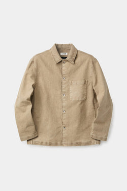 Coor - Garment Dyed Rumberjack Shirt (Beige) product image 1 | TRAB K-Fashion Australia