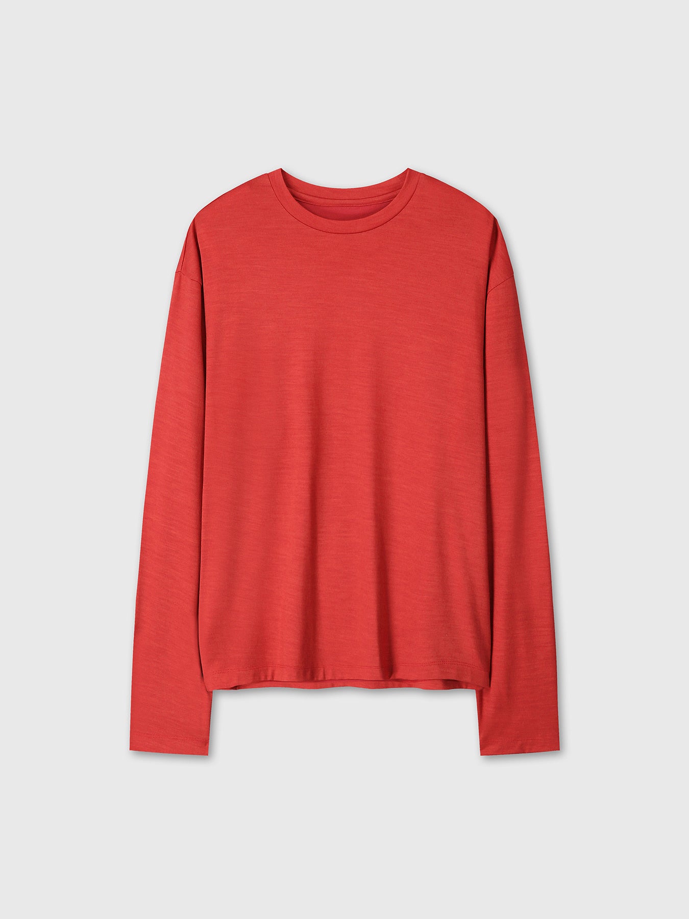 Tonywack - Wool Relaxed Long Sleeve (Coral Red) product image 7 | TRAB K-Fashion Australia