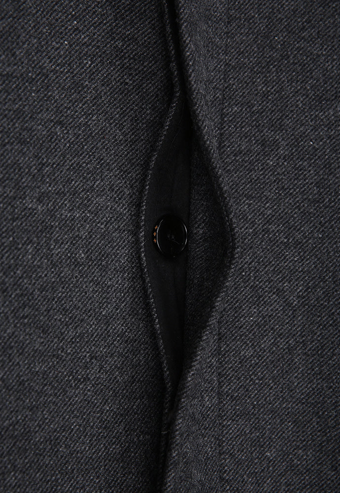 Tonywack - Brushed Wool Mac Over Coat (Twill Grey) product image 13 | TRAB K-Fashion Australia