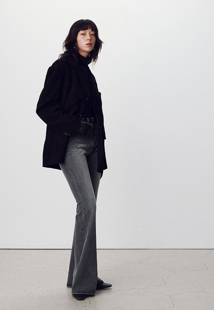 Tonywack - Bootcut Denim Pants (Light Washed Grey) product image 2 | TRAB K-Fashion Australia