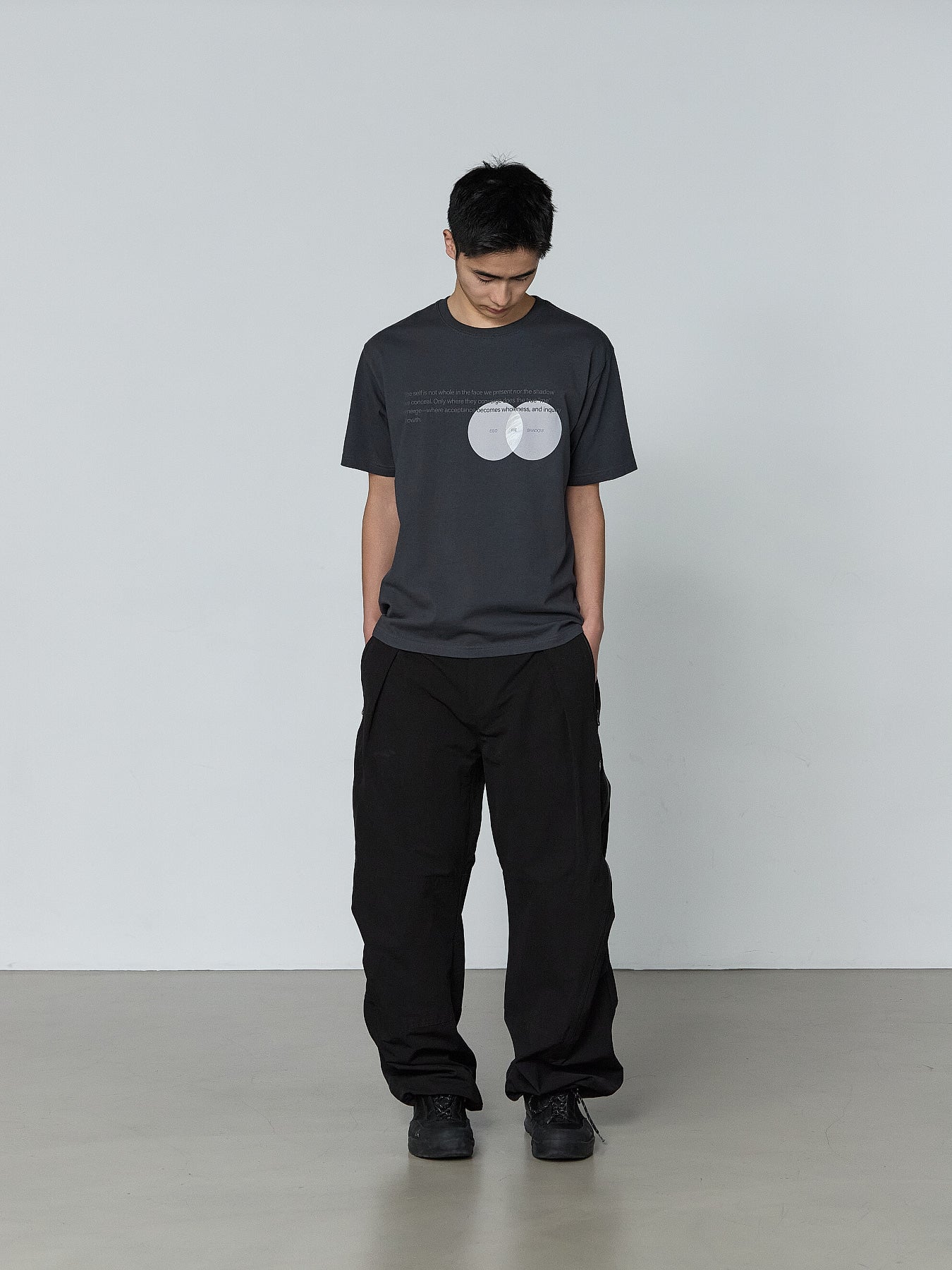 San San Gear - Mind T-Shirt (Charcoal) product image 2 | TRAB K-Fashion Australia