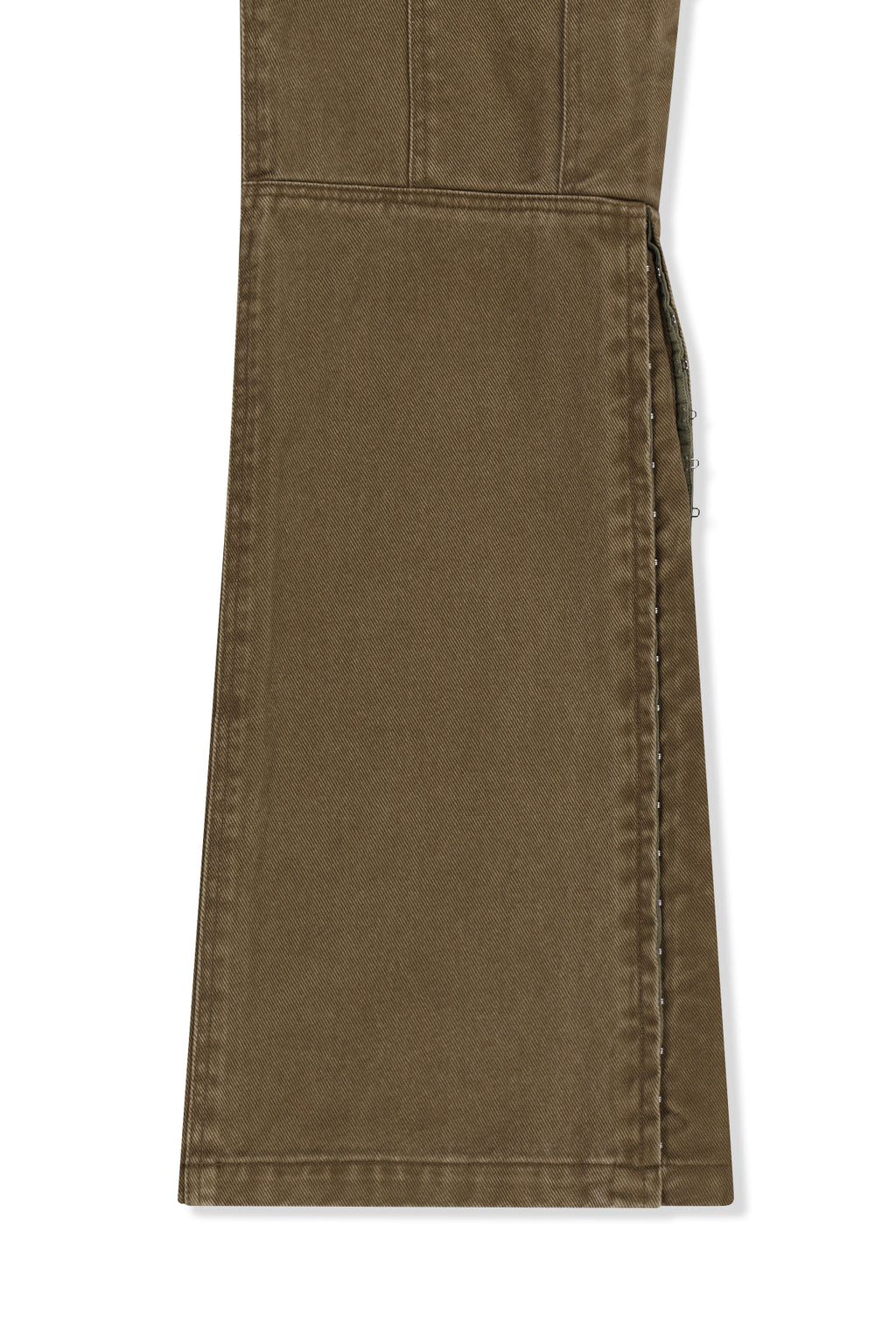 Matin Kim - Multi Hook Bootcut Cargo Pants (Khaki) product image 4 | TRAB K-Fashion Australia