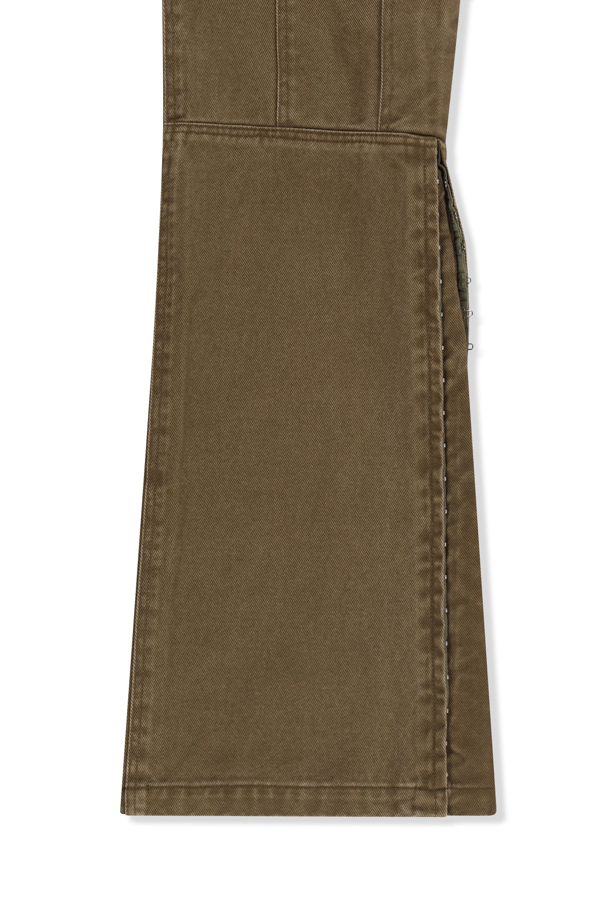 Matin Kim - Multi Hook Bootcut Cargo Pants (Khaki) product image 4 | TRAB K-Fashion Australia