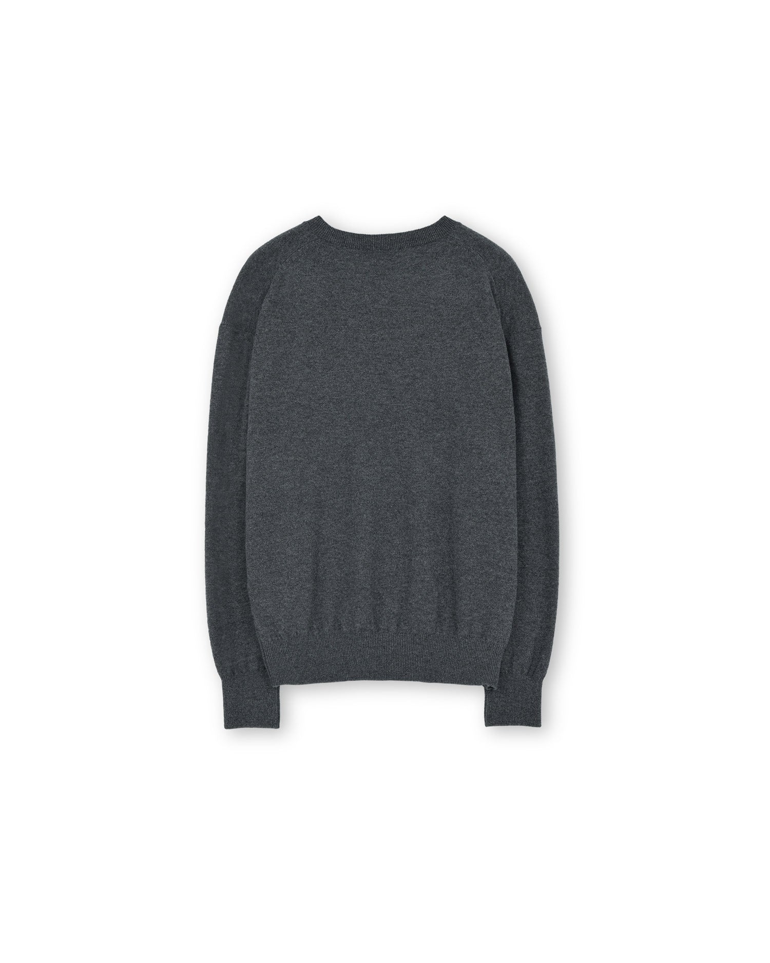 Brownyard - Extra Super Fine V Neck Knit (Charcoal) product image 5 | TRAB K-Fashion Australia